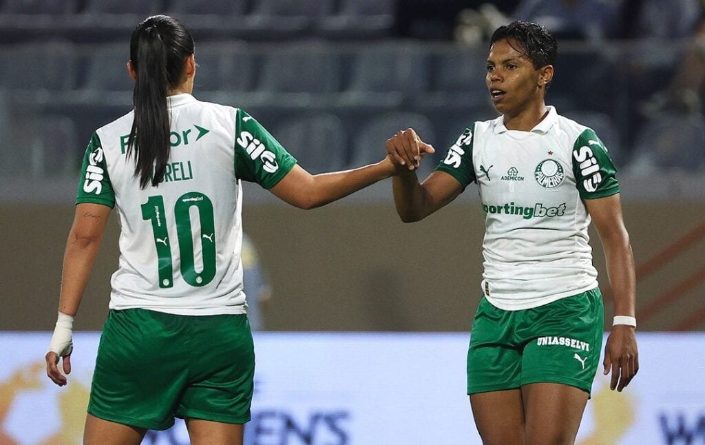 Brena, Soll e Tainá Maranhão marcaram para o Palmeiras.