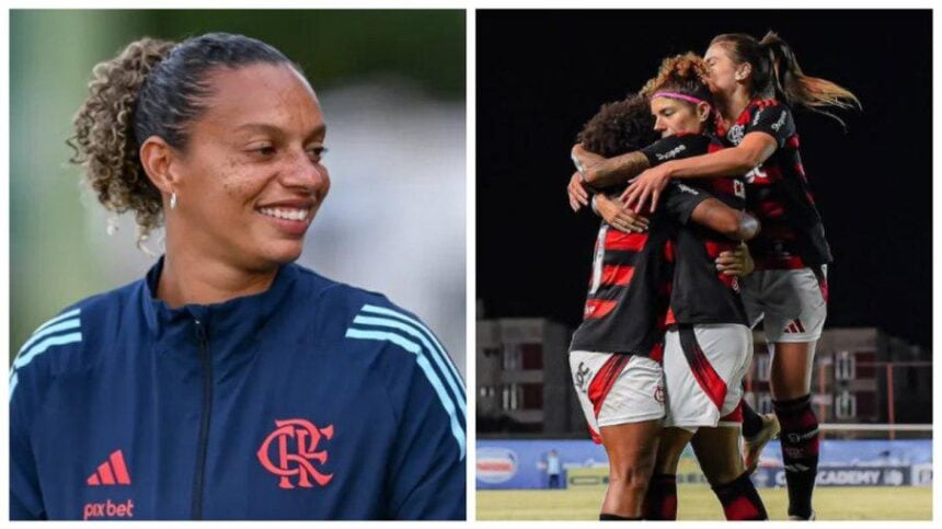 Rosana muda time do Flamengo defensivamente (Foto: Reprodução)