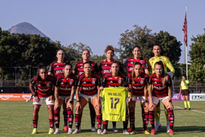 Flamengo X Internacional, pelo Campeonato Brasileiro A1 (Foto: Reprodução/ Flamengo - Paula Reis)