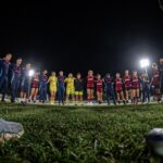 Time do Flamengo em partida contra o Fluminense, no Brasileirão 25 (Foto: Reprodução/ Flamengo/ Paula Reis)