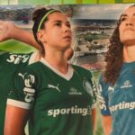 Amanda Gutierres, Fe Palermo e Kate Tapia. Foto: Instagram/@palmeirasfeminino