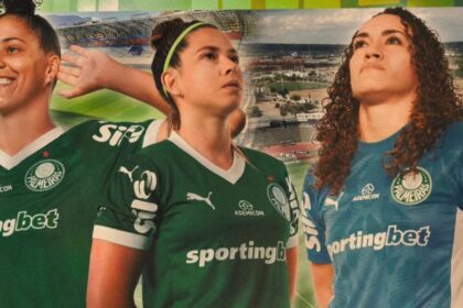 Amanda Gutierres, Fe Palermo e Kate Tapia. Foto: Instagram/@palmeirasfeminino