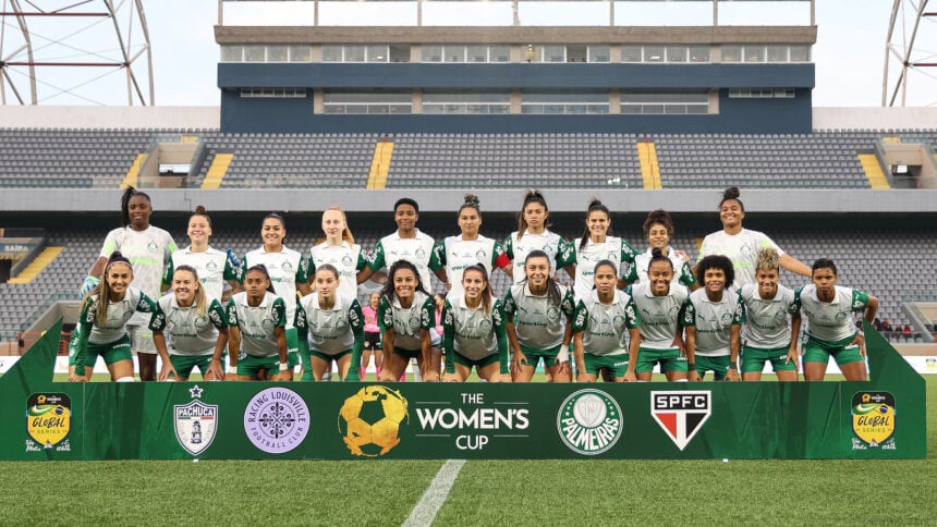 Palmeiras Feminino em jogo contra o Pachuca pela The Women's Cup - Foto: Fabio Menotti/Palmeiras/by Canon
