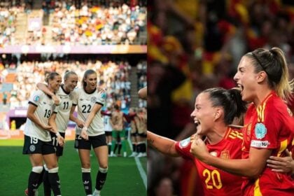 Seleção alemã e espanhola protagonizam último jogo das semifinais da Eurocopa Feminina 2025 (Foto: Reprodução/ Redes Sociais)
