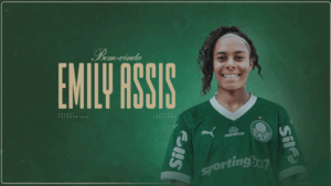 Emily Assis, lateral-esquerda do Palmeiras - Foto: Arte/Palmeiras