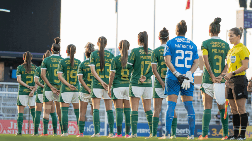 Equipe Palmeirense na The Women's Cup de 2024 - (Foto: Miguel Castañeda/@mig.castaneda)