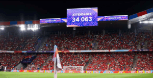 Jogo entre Suíça e Noruega - Foto: Leiting Gao/BSR Agency/Getty Images
