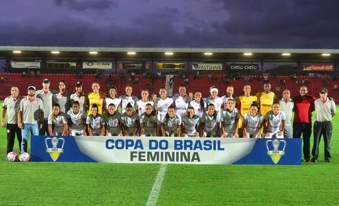Time do Audax/Corinthians, último campeão da Copa do Brasil Feminina, em 2016 (Foto: Divulgação)