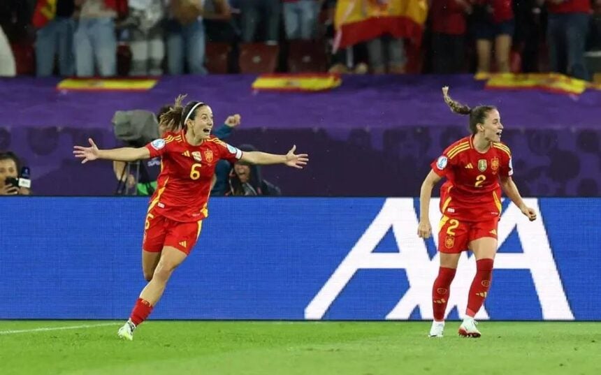 Espanha vai a final contra a Inglaterra na Eurocopa Feminina 2025 (Foto: UEFA/Divulgação)