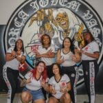 Parte da Família Feminina da Força Jovem, do Vasco da Gama (Foto: Agnes Rigas)