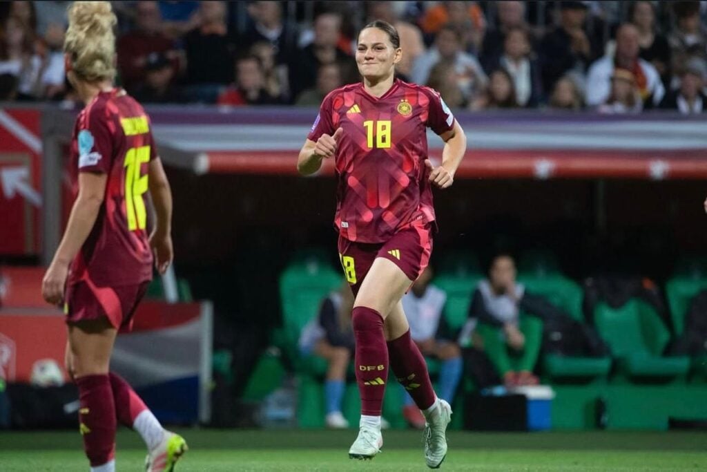 Giovanna Hoffmann, destaque da equipe alemã na competição (Foto: Reprodução/ Redes Sociais)