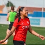 Olivia Smith se apresentando a Seleção canadense (Foto: Reprodução/ Redes Sociais)