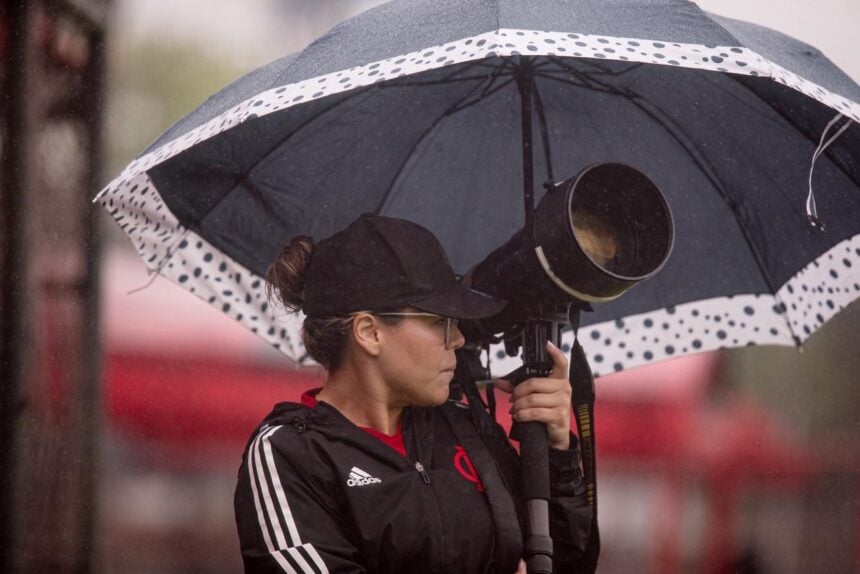 Paula Reis, fotógrafa do Flamengo (Foto: Reprodução)