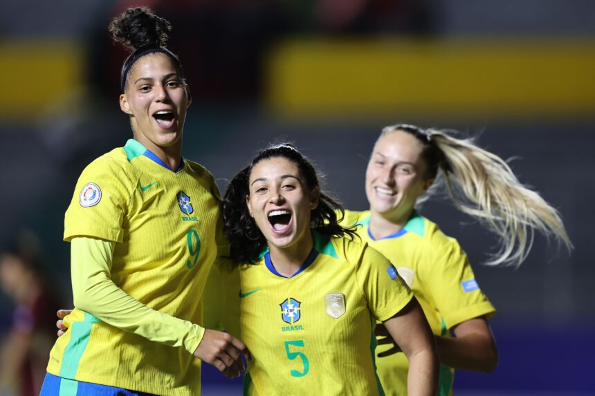 Seleção Brasileira estreia com vitória contra a Venezuela, na Copa América 25 (Foto: LÍVIA VILLAS BOAS / CBF)