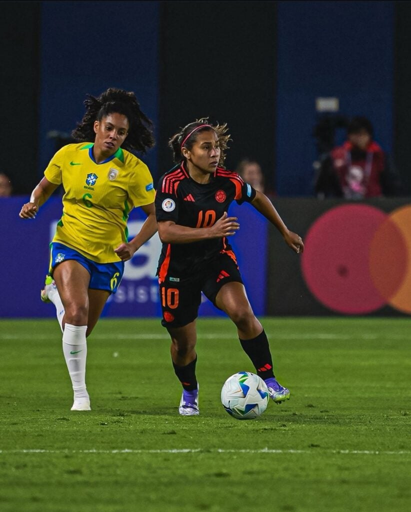 Colombia e Brasil já se enfrentaram na fase grupos em jogo 0X0 (Foto: @lafcfem)