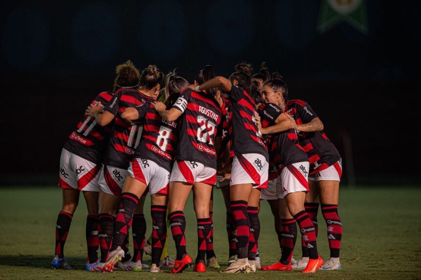 Time do Flamengo no Campeonato Brasileiro (Foto: Flamengo/ Paula Reis)