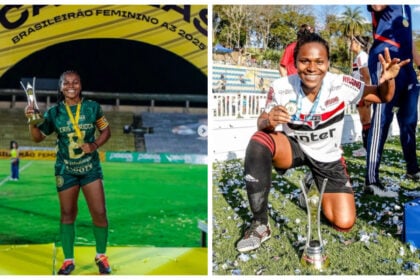 Cris Karioca faz história ao se tornar a primeira jogadora a conquistar os títulos das Séries A1, A2 e A3 do Brasileirão Feminino.