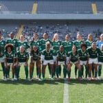 Palestrinas no jogo contra o Flamengo pelo Brasileirão Feminino - Foto: Fabio Menotti/Palmeiras/by Canon