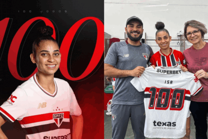 Isa completa 100 jogos pelo São Paulo
