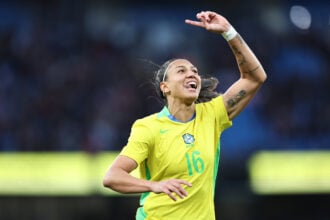 Bia Zaneratto escolheu foto do seu retorno para a Seleção Brasileira.