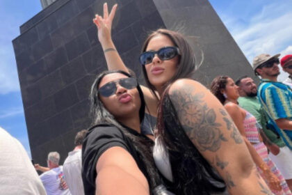 Kerolin postou carrossel de fotos no Instagram. em uma das fotos, a atleta está com Rafaela Del Bianchi, ex namorada que morreu em acidente no início de outubro.