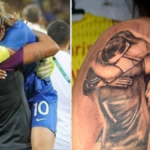 Olimpíadas do Rio: goleira Bárbara eterniza na pele comemoração com Marta