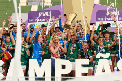 palmeiras celebra título paulista 2024