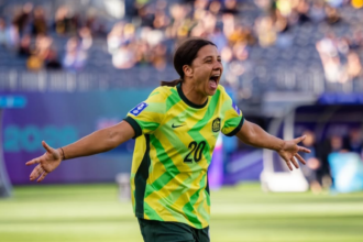 Sam Kerr ajudou a Austrália a chegar na final da Copa da Ásia Feminina.