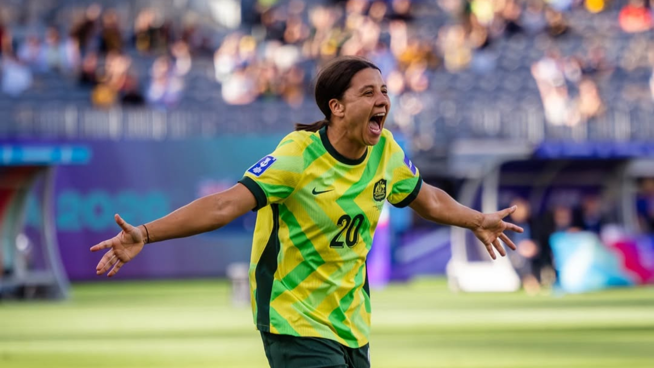 Sam Kerr ajudou a Austrália a chegar na final da Copa da Ásia Feminina.
