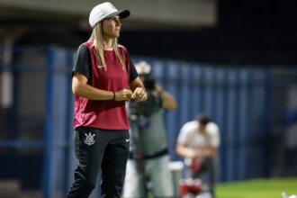 Emily Lima no comando do Corinthians | Crédito: Divulgação/Agência Corinthians/Rodrigo Gazzanel