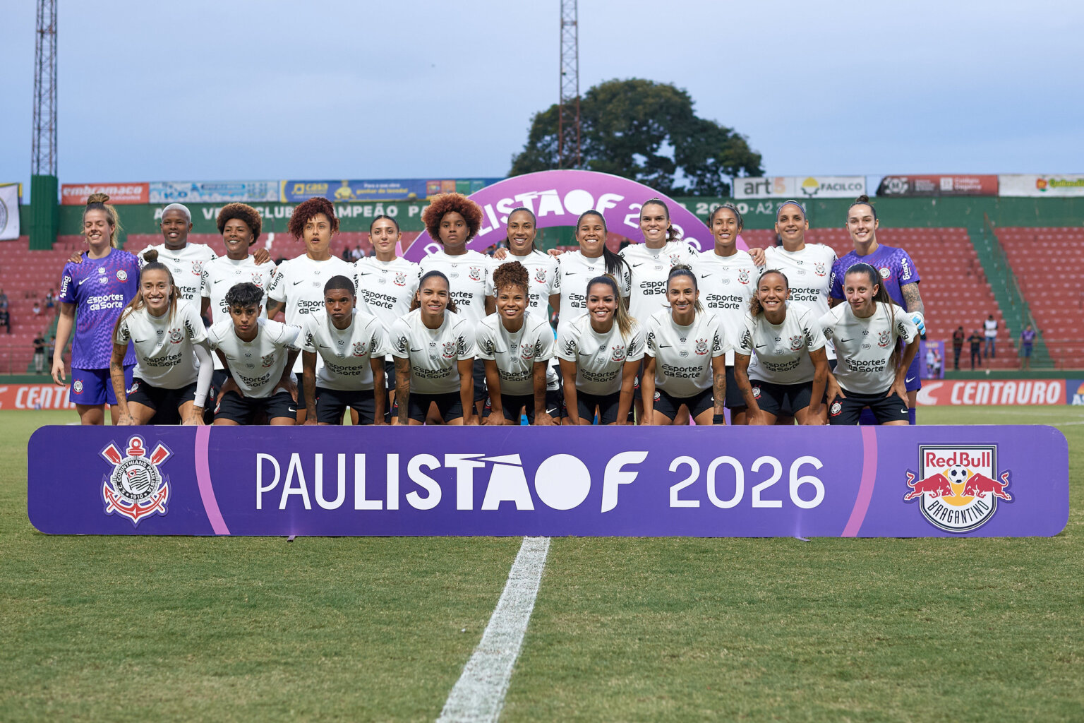 Elenco do Corinthians no Paulistão F | Crédito: Divulgação/Agência Paulistão/Igor do Vale
