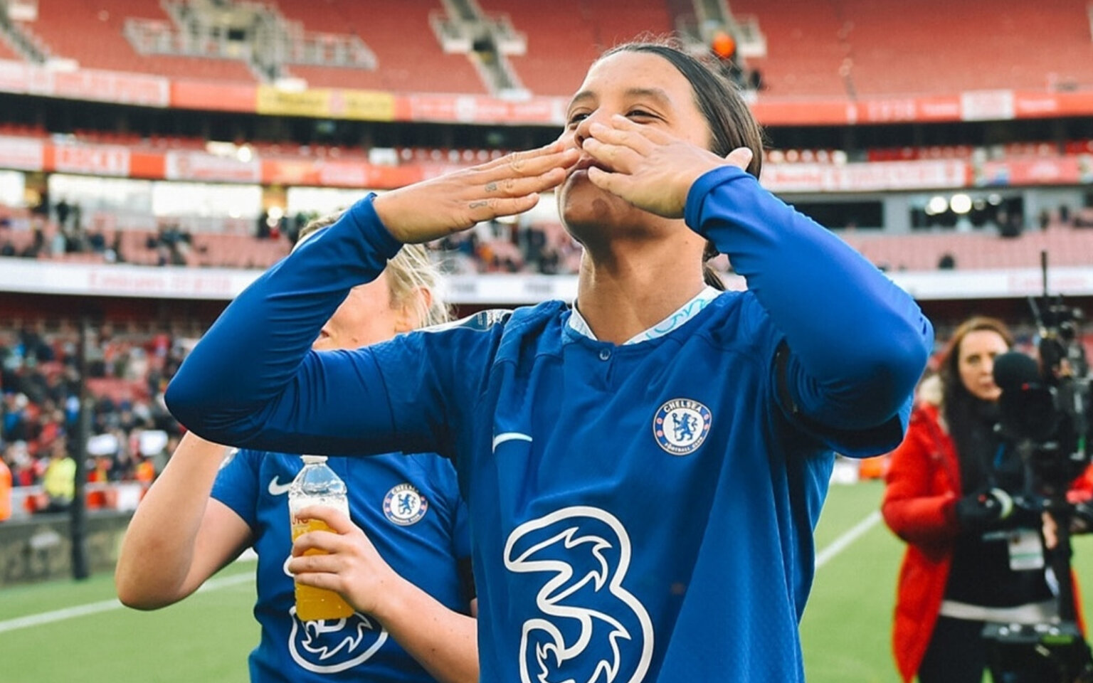 Sam Kerr jogará última partida pelo Chelsea neste sábado (16).