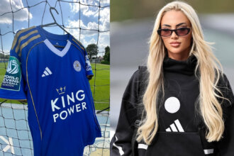 Alisha Lehmann ainda não fez declarações sobre o rebaixamento do Leicester.