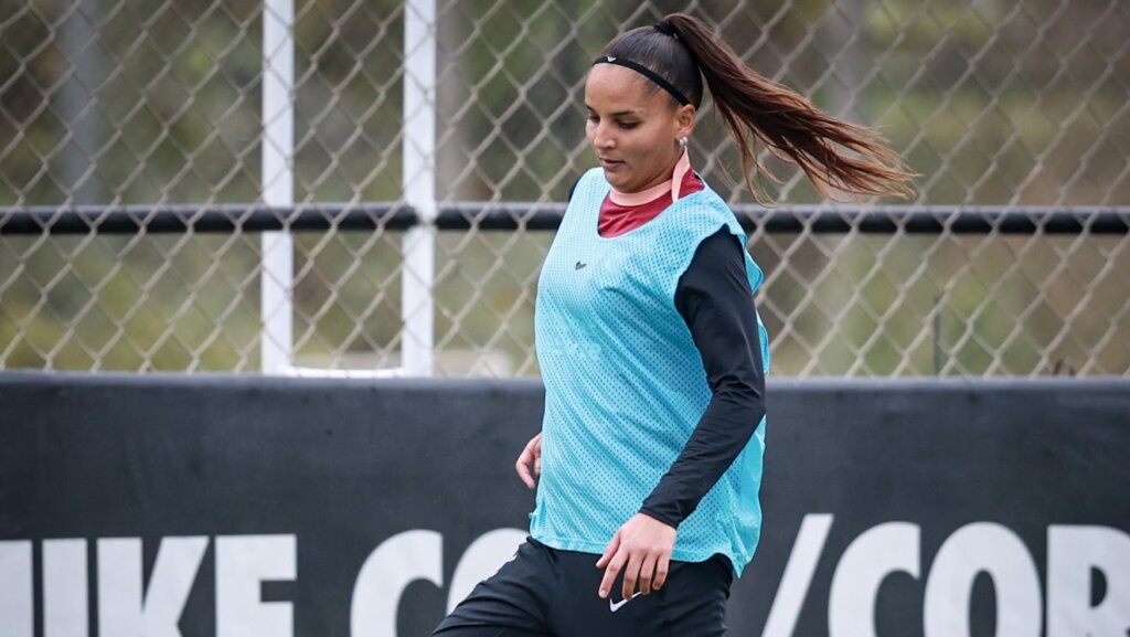 Letícia Teles, zagueira do Corinthians | Crédito: Divulgação/Agência Corinthians/Rodrigo Gazzanel
