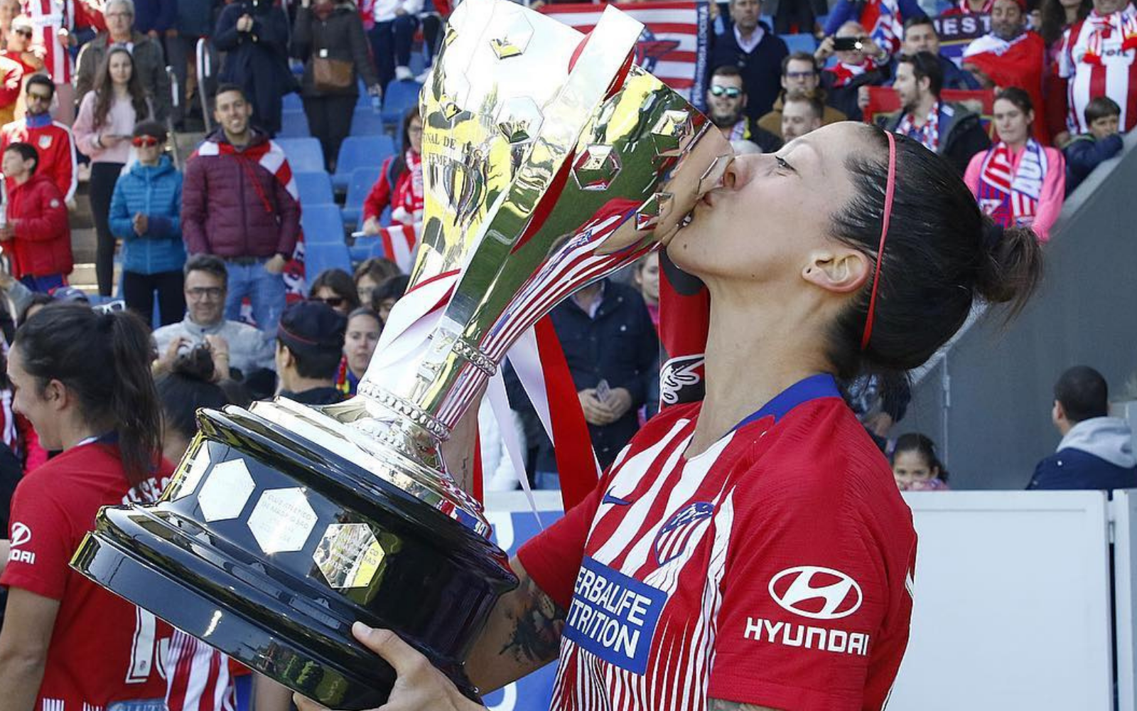 Jenni Hermoso acertou a sua terceira passagem pelo Atlético de Madrid.