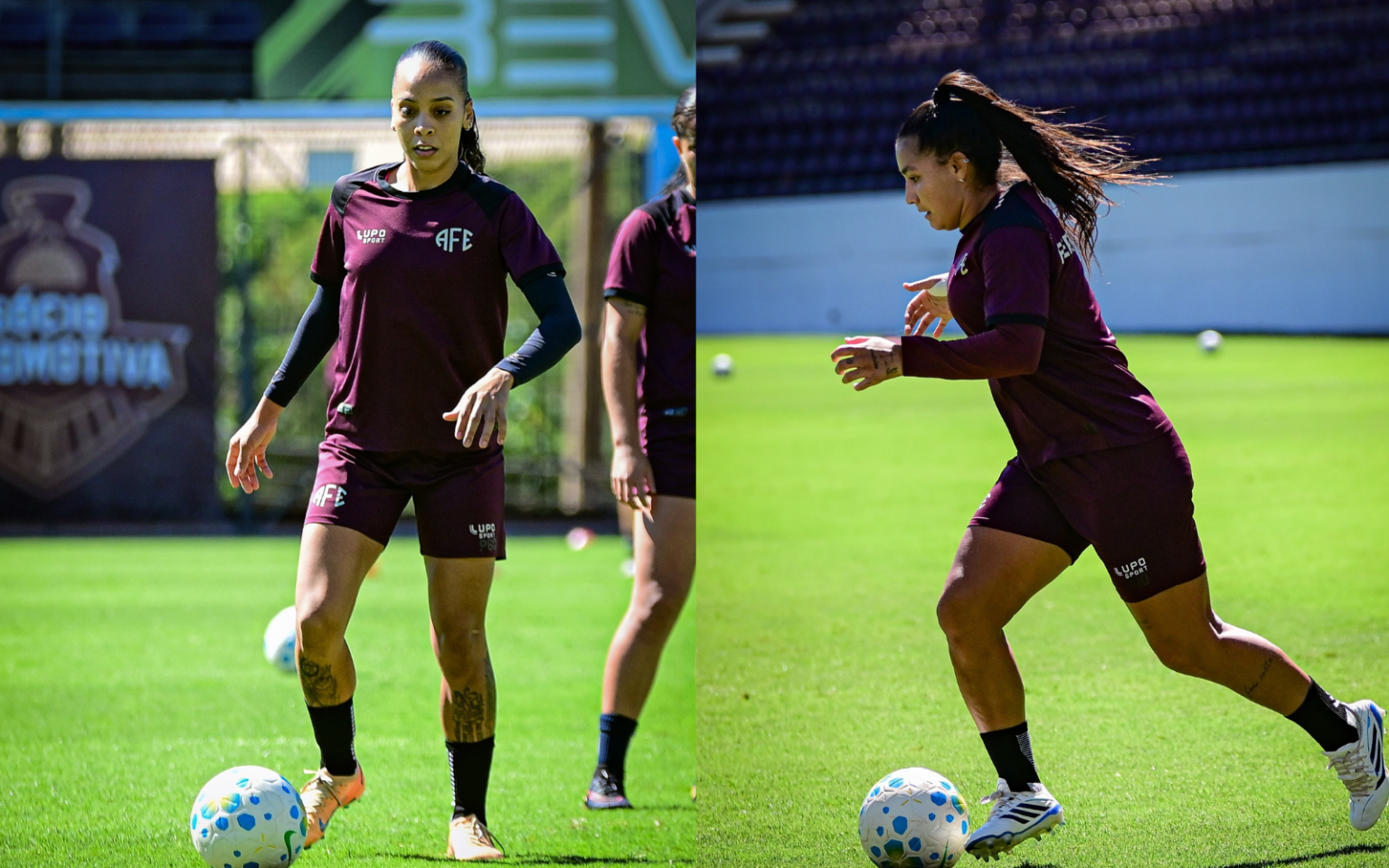 Ferroviária em preparação para encarar o Flamengo no Brasileirão Feminino