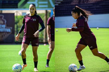 Ferroviária em preparação para encarar o Flamengo no Brasileirão Feminino